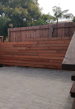 Wooden Fence Installation in La Canada Flintridge